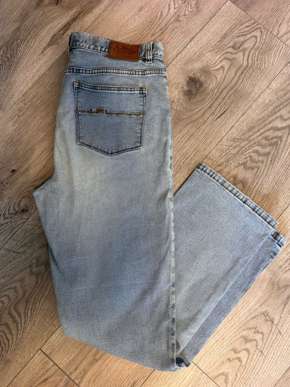 Vintage Ralph Lauren Jeans Size 10 | Classic Straight Light Wash Denim - Picture 8 of 10